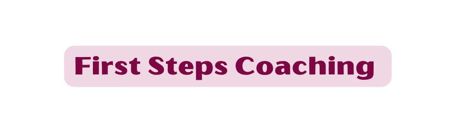 First Steps Coaching